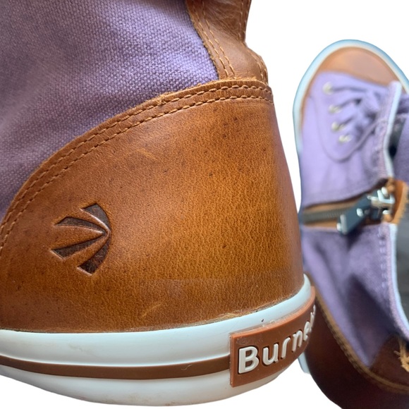 NWT Burnetie High Top Vintage Zipper Sneakers - Picture 14 of 14